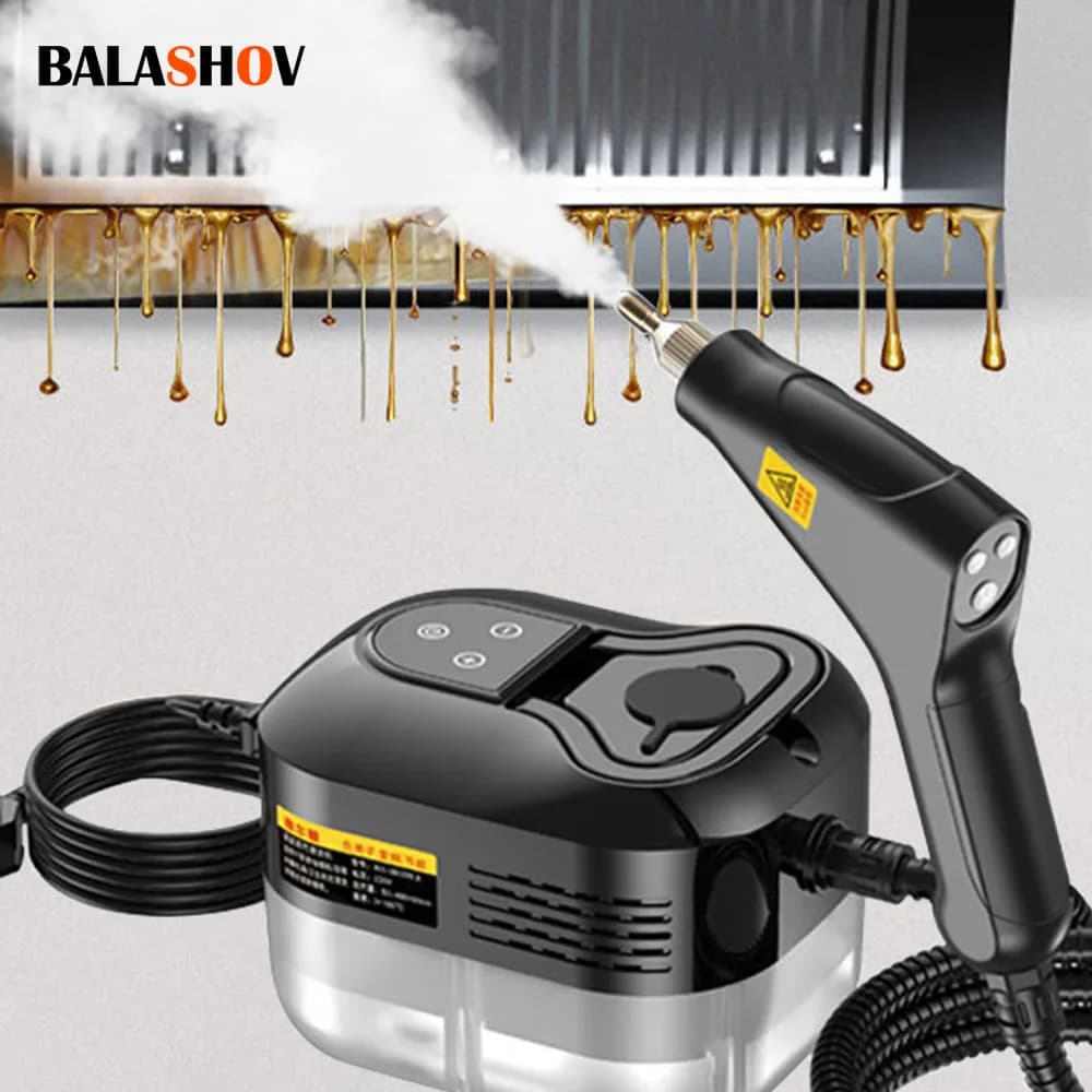 Nettoyeur à vapeur 2500W, haute pression, température, vadrouille à vapeur, stérilisation, climatiseur domestique, hotte de cuisine, lave-auto
