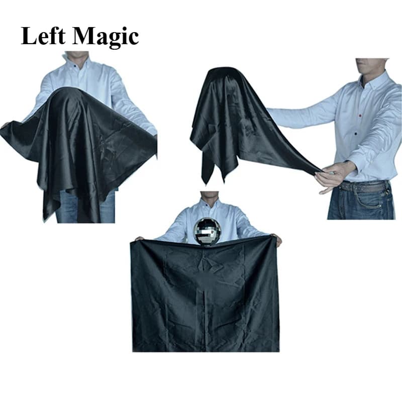 Boule zombie flottante avec foulard, gimmick de scène, tours de magie, couleur argent, amusant, G8220