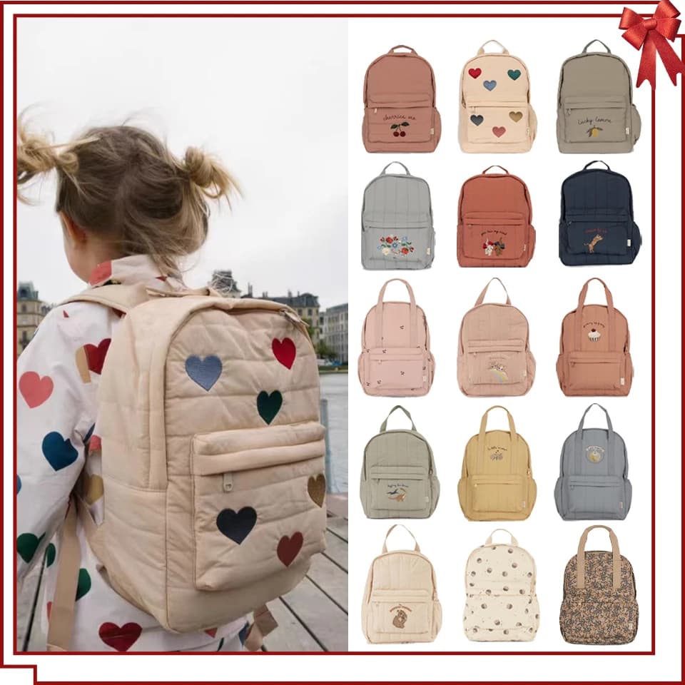 KS-Sac de Voyage pour Maman et Enfant, Cartable Primaire, Imperméable, Imprimé, Cadeau pour Garçon et Fille