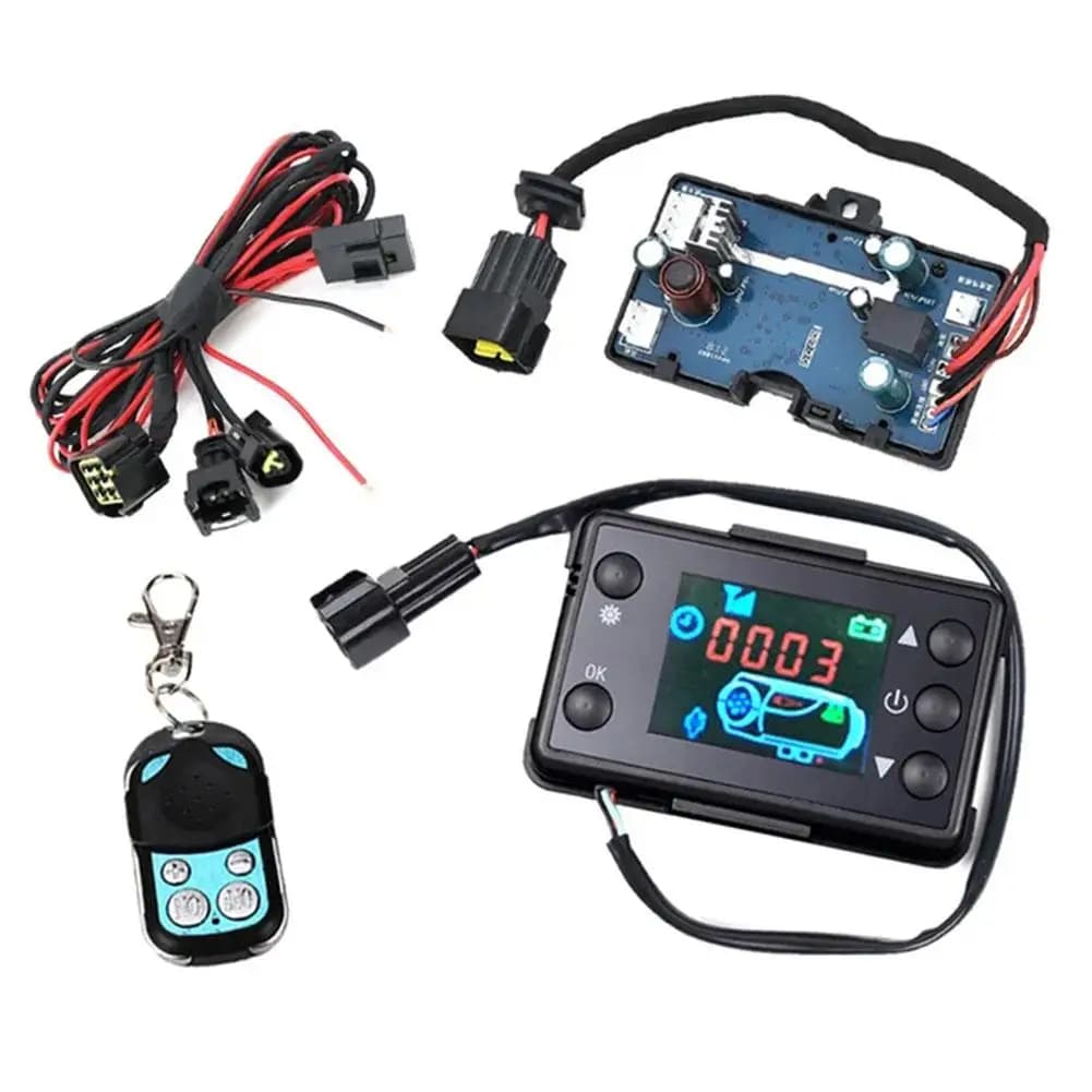 Commutateur de moniteur LCD de chauffage d'air Diesels d'air de 12V 24V, carte mère de carte de commande avec télécommande pour le contrôle de