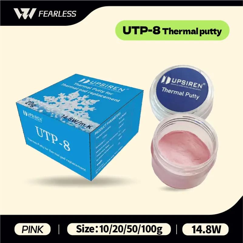 UPSIREN UTP-8 de mastic thermique pour VGA GPU IC processeur rine refroidissement coussin thermique remplacement chaleur bloquant mastic haute