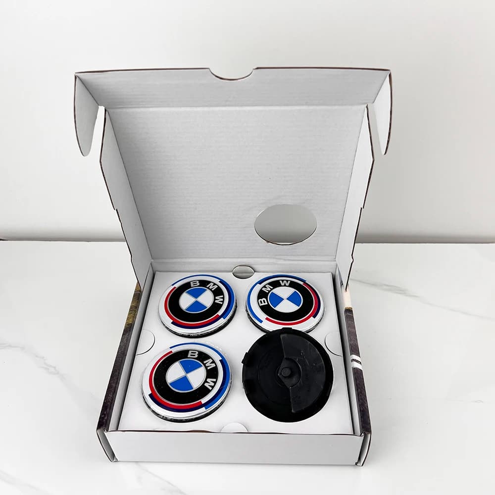 Lot de 4 caches-moyeux flottants de 56 mm et 68 mm pour jantes automobiles, accessoires de remplacement pour BMW M X2 X1 X3 X5 X6 X7 E60 E92 E71 E70