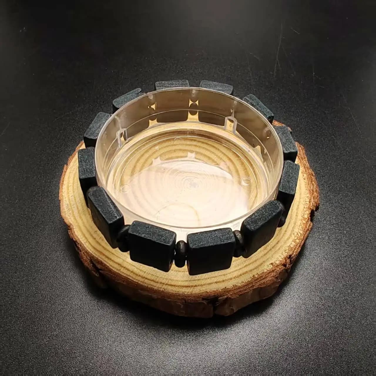 Lot de 10 bracelets vierges en bois pour icônes et époxy, bracelet carré en bois
