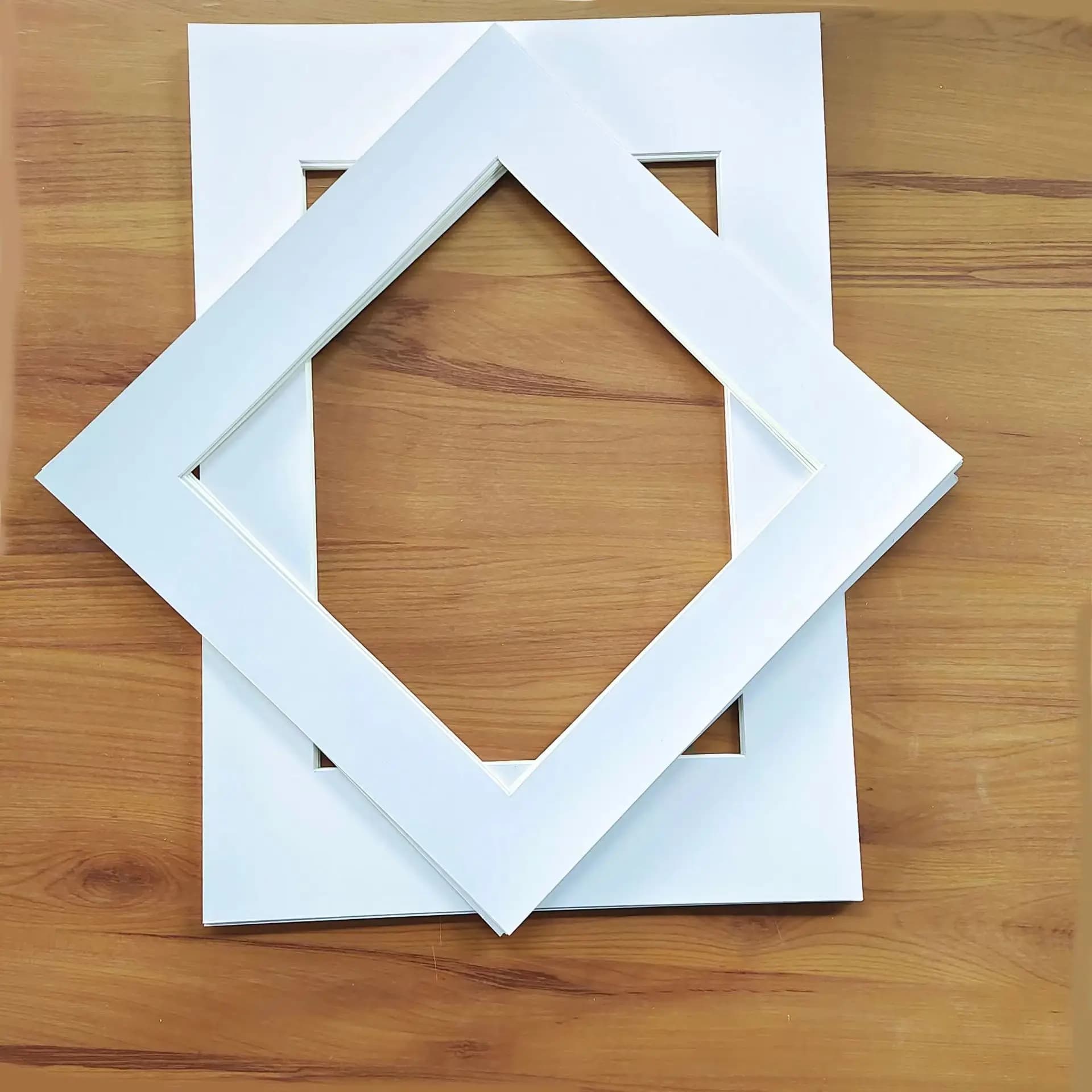 10 pièces tapis Photo supports en papier carrés pour 7/8/10/12/16 /20 pouces cadres Photo décor Photo tapis Photo papier cadre Photo