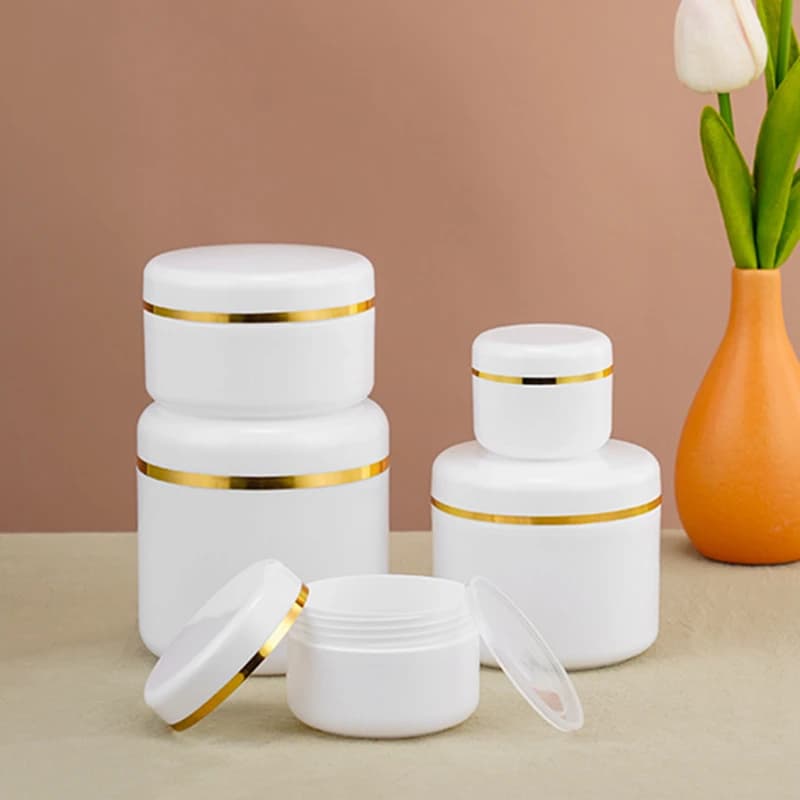 Pots avec couvercles, bouteille en plastique, récipient de crème pour cosmétiques, vente en gros, petit Pot vide, boîtes de brillant à lèvres,