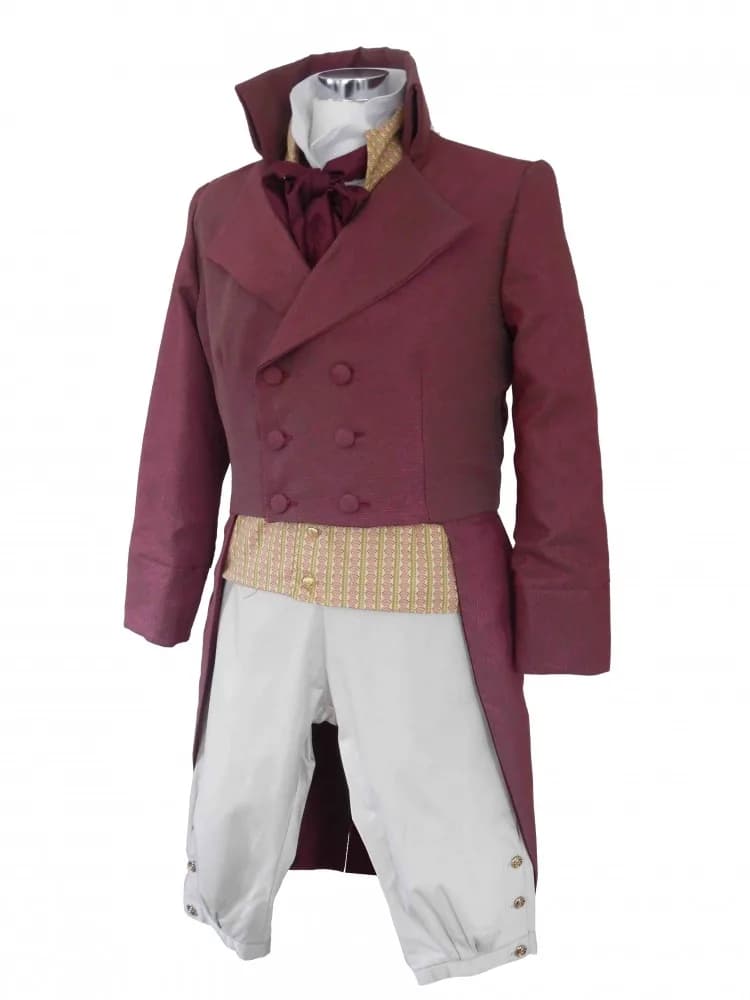 Costume Mr. Darcy victorien, uniforme des années 1860 pour hommes, tenues de renaissance, ensemble complet, costume de carnaval d'halloween