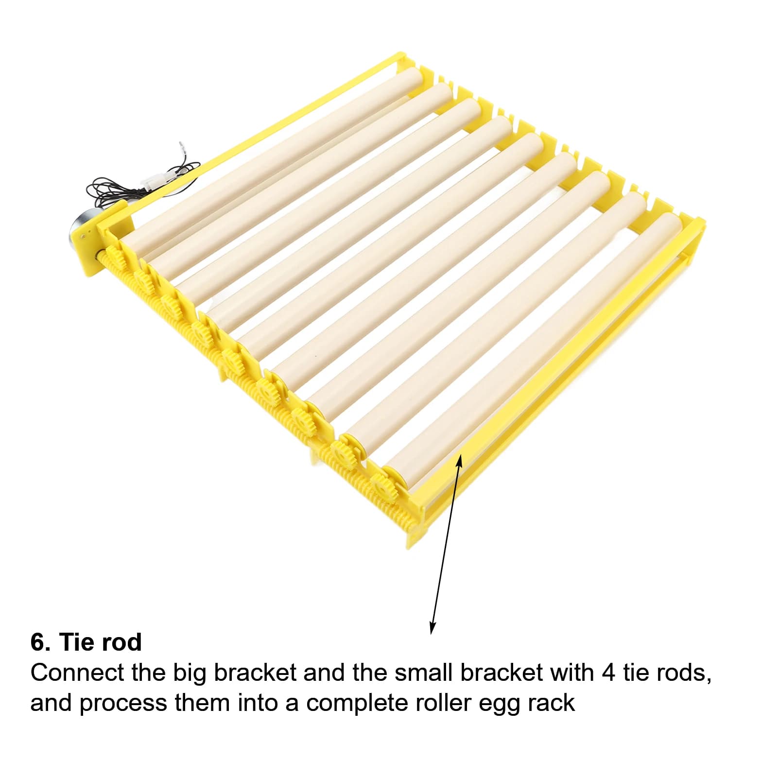 Plateau d'incubation d'œufs entièrement automatique, 56 œufs, plateau d'incubateur d'œufs domestique pour poulet, canard, caille, accessoires