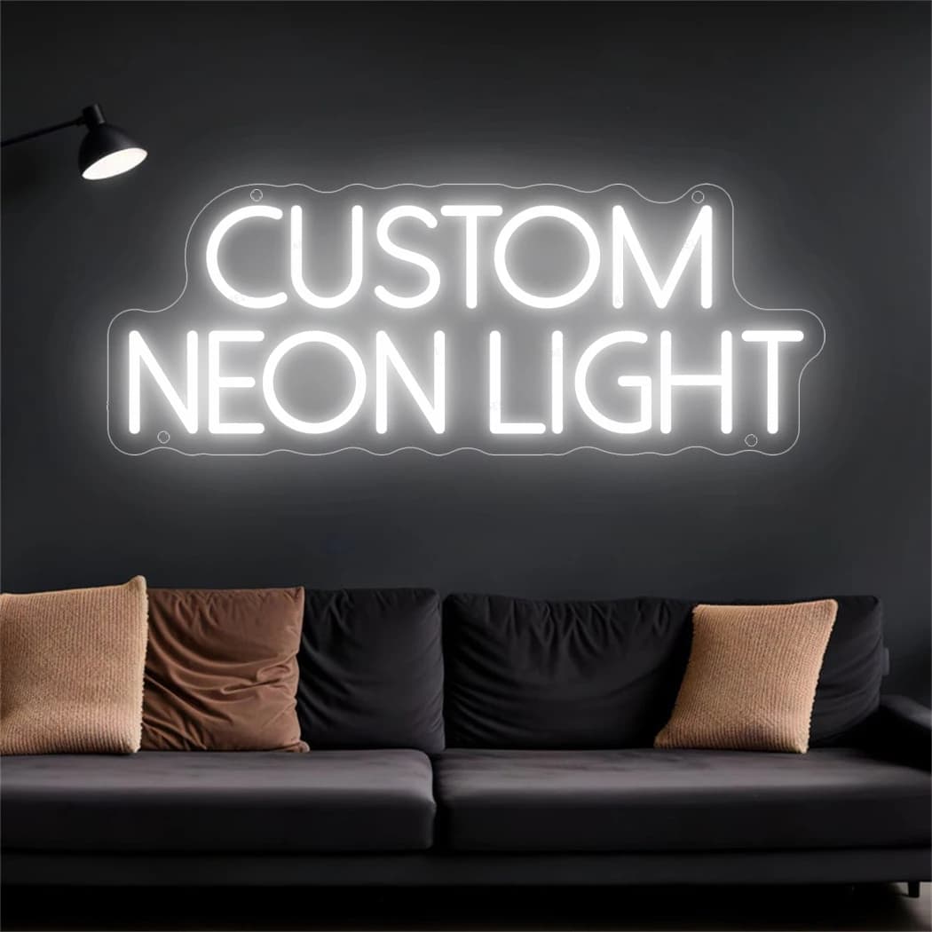 Enseigne Led au néon personnalisée, signe de nom personnalisé, décor de mariage pour magasin, magasin, décor mural de salle d'affaires, cadeau