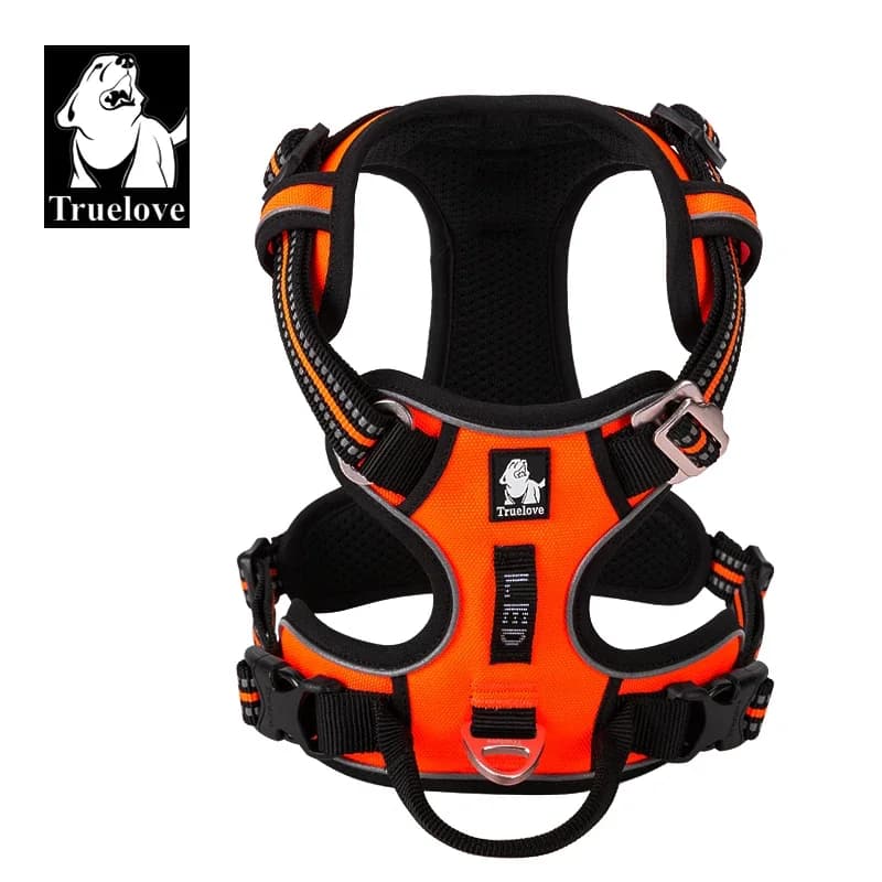 TruelGru- Chien en nylon moulé pour animaux de compagnie, sans nervure, réglable, moyen, grand, chien coquin, glaçure, véhicule de sécurité,