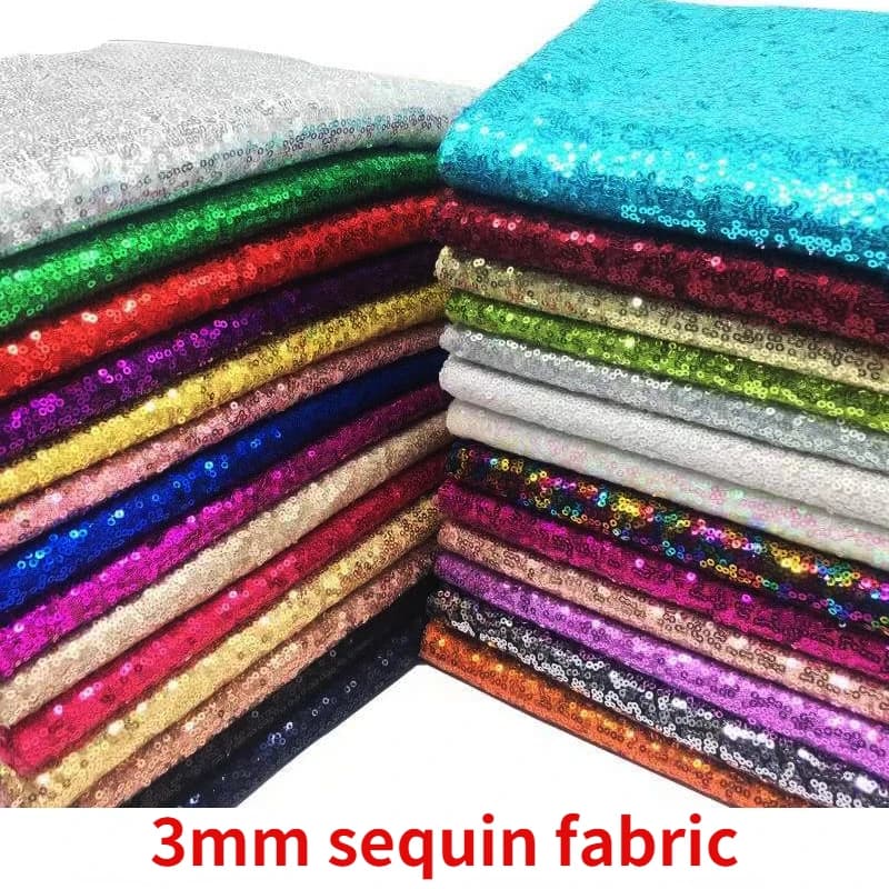 Tissu à paillettes 100/200/300cm, utilisé pour les nappes de fête, les ornements pour la tête, les vêtements pour animaux de compagnie, les