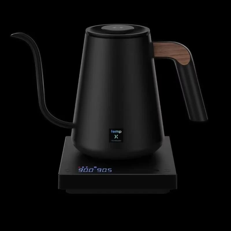 Timemore Fish Pro X 900 ml Pot de contrôle de température de compétition Pot de rinçage électrique à main en acier inoxydable cafetières