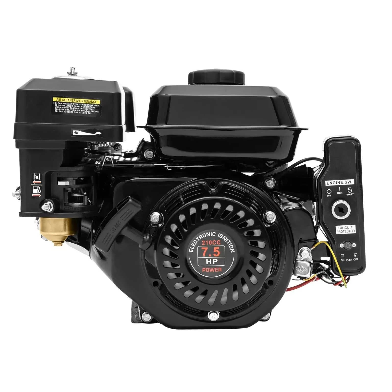 Moteur Jane à 4 temps pour Go Karts, démarrage manuel et électrique, refroidissement par air OHV, compresseurs à gaz, 7,5 CV, 3kW, 210CC, 3600