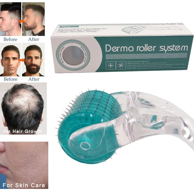 DRS 192 véritable aiguille Derma rouleau système micro-aiguille pour la repousse des cheveux barbe croissance Anti perte de cheveux traitement