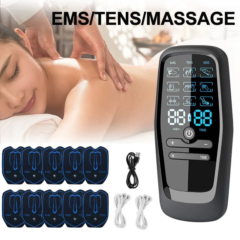 Physiothérapie Tens stimulateur musculaire Acupuncture électrique Massage corporel Machine amincissante numérique électro stimulateur