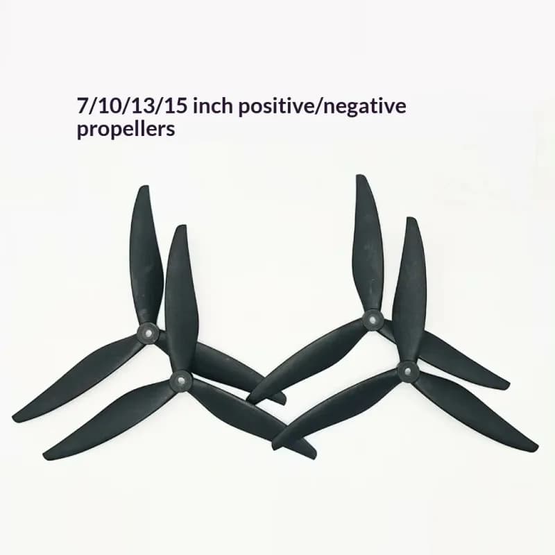Hélices à trois pales de 7/10/13/15 pouces pour drone FPV, accessoires de remplacement d'hélices UAV à haute efficacité