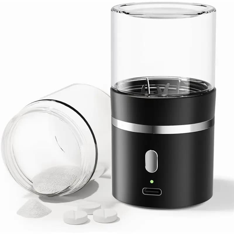 【PLAISIR】Broyeur de pilules électrique, appareil portable sans fil pour écraser les comprimés, les vitamines pour les personnes âgées, les