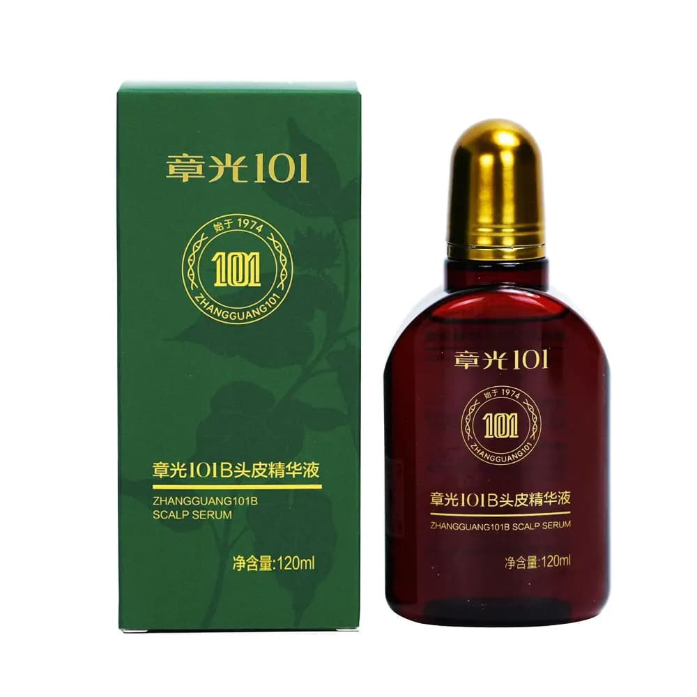 ZHANGGUANG 101B HAIR TONIC 120 ml (101 M) puissant anti-chute de cheveux médecine chinoise thérapie traitement des cheveux Essence 100% original
