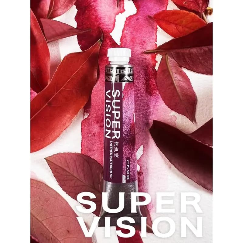 Super Vision 16 couleurs couches aquarelle minérale Tube de peinture 8ml maître couleur à l'eau pour artiste peinture Art fournisseurs