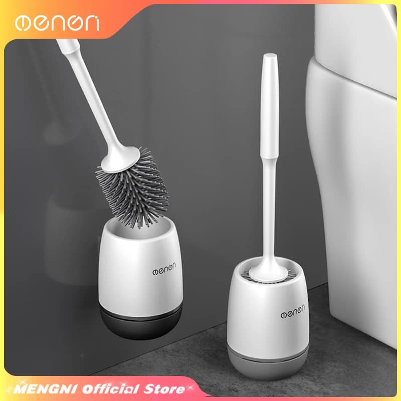 MENGNI-brosse de toilette en Silicone, brosse de nettoyage murale, baignoires et accessoires, outils de nettoyage, accessoires de salle de bains
