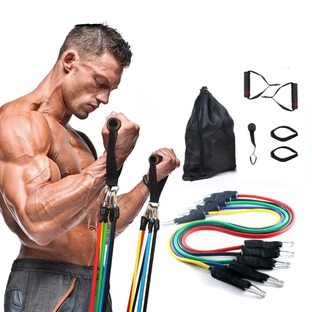 Corde de tension de fitness multifonction, pédale de yoga élastique à 5 tubes, bande 02/10/2018, ULpour étirer l'abdomen, entraînement