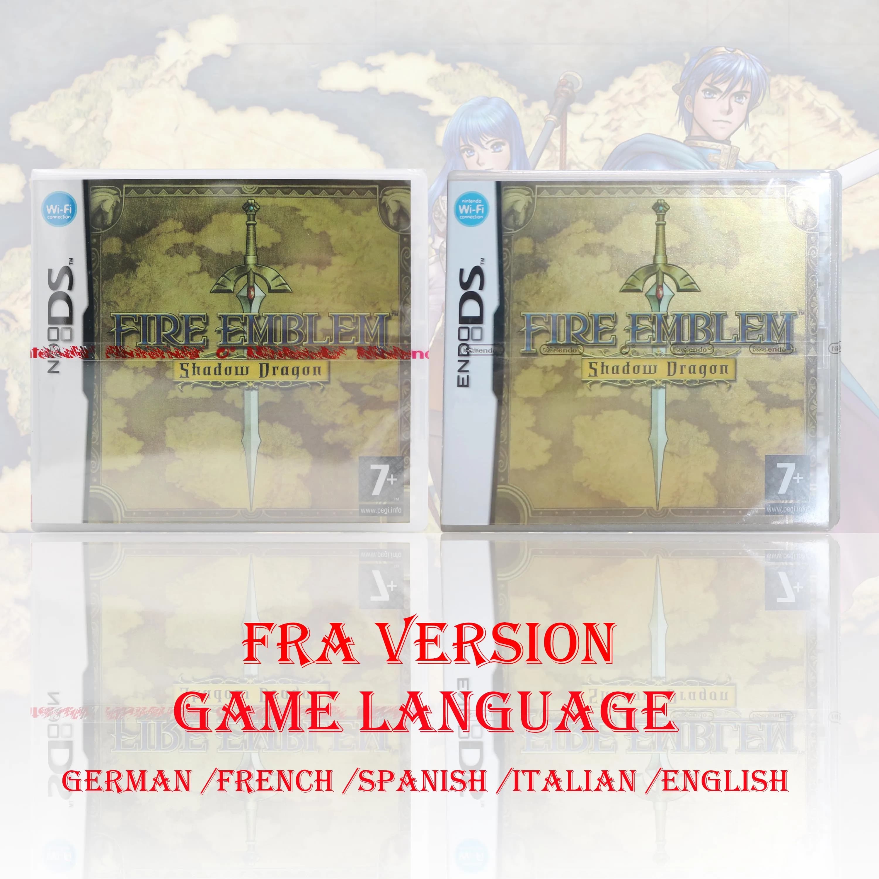 Fire Emblem Shadow Dragon, version française, emballage scellé, réplique originale 1:1, jeu vidéo DS, fonctionne parfaitement sur les consoles DS,