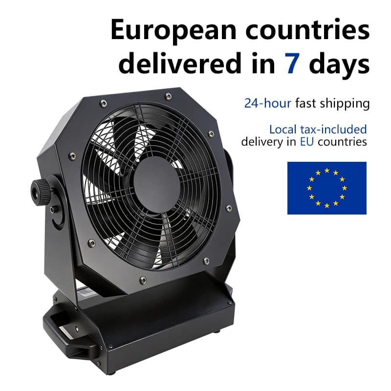 Machine professionnelle de ventilateur de scène 700w, vitesse variable, télécommande, machine d'ambiance de scène, équipement de DJ disco