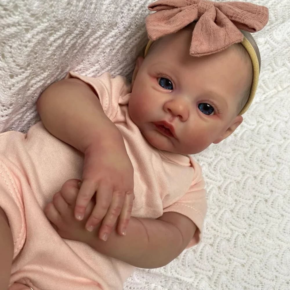 Poupée Reborn finie prairie vinyle ou tissu corps nouveau-né jouet pour enfants cadeaux Boneca Renascida Brinquedo Bebe Para Crianças Menina