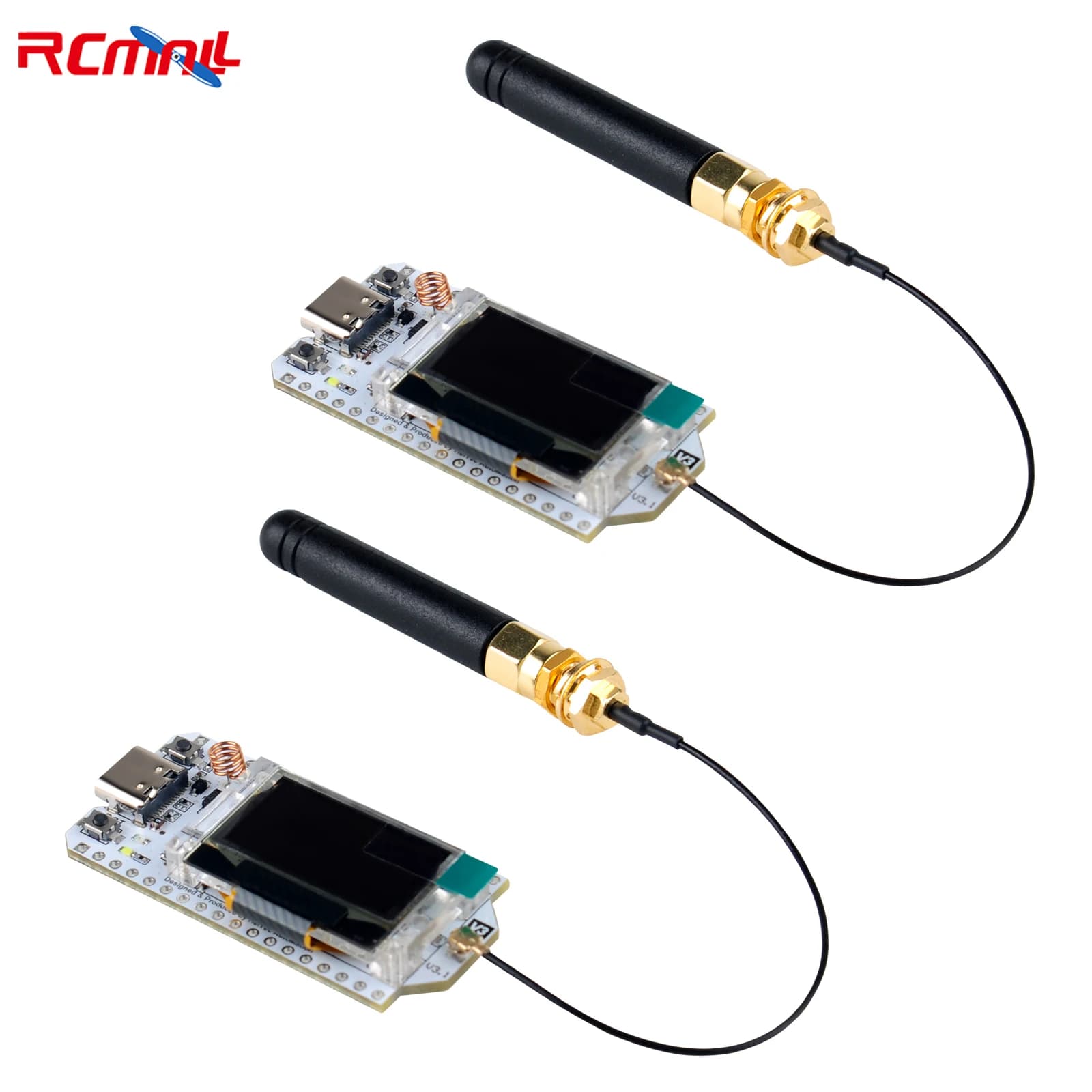 2 pièces Heltec LoRa32 V3 868MHz 915MHz carte de développement SX1262 0.96 pouces OLED affichage BT + WIFI Lora Kit pour Arduino IOT méshtastique