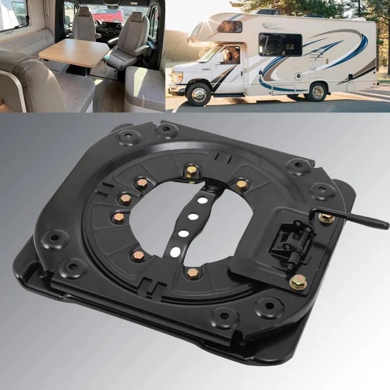 Base pivotante pour siège de camping-car, plateau tournant à 360 degrés, charge de 130 KG pour Modification du châssis de camping-car