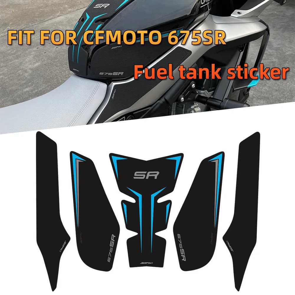 Kit de décalcomanies conviviale rées pour moto, protecteur de coussretours de carburant précieux, anti-ald, accessoires de sac à dos, adapté pour