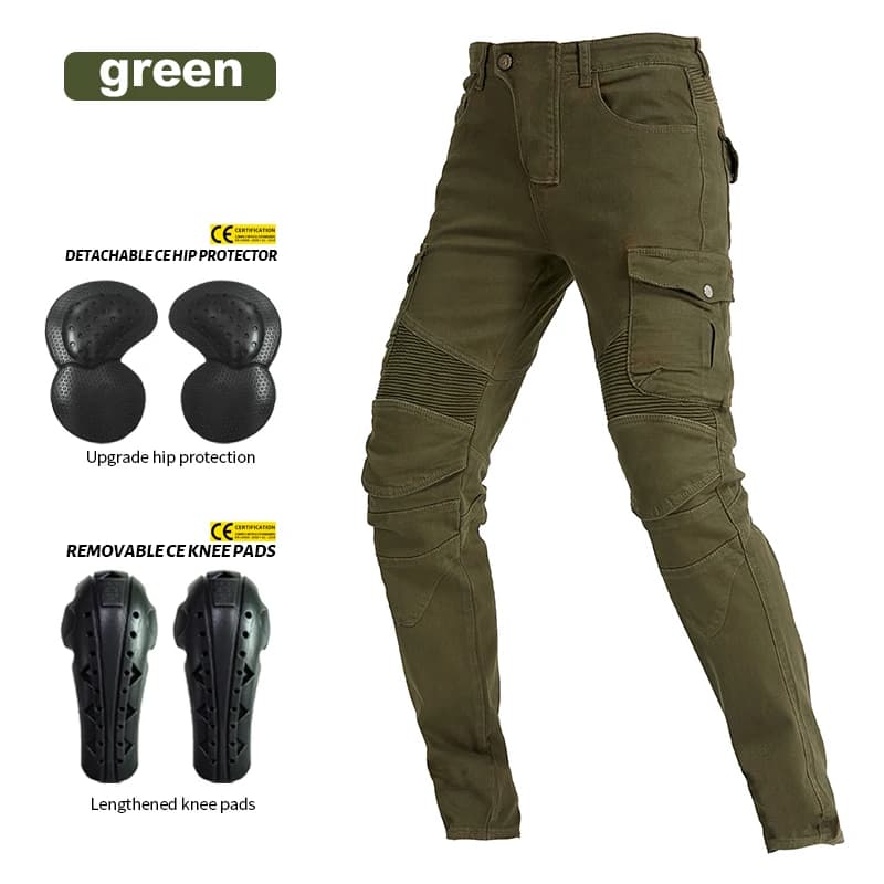 Jean de Moto pantalon de Moto jean de Moto équipement de protection équitation Touring pantalon de Moto avec engrenages de protection été femmes
