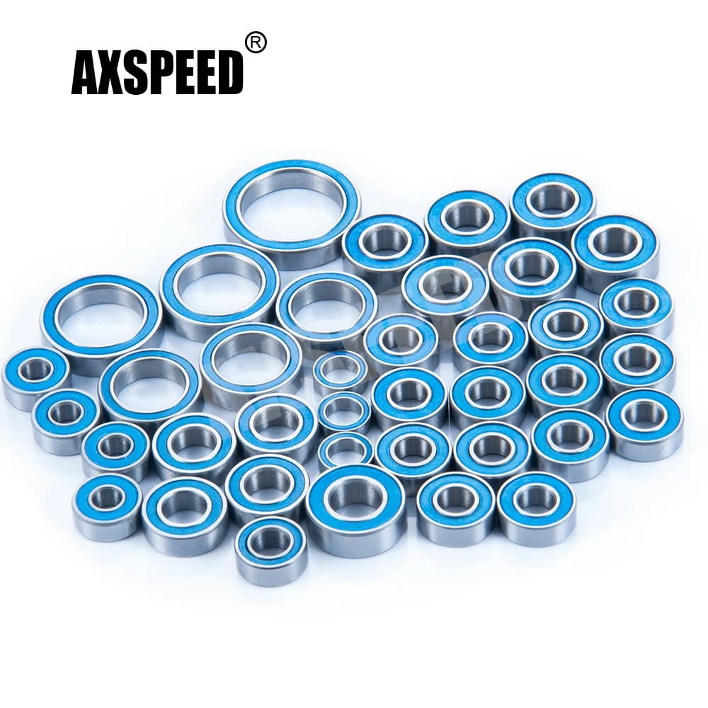 AXSPEED – Kit de roulements scellés bleus, axe de moyeu de roue, pour TRX-4 TRX4 Bronco 1/10 RC, pièces de voiture sur chenilles, accessoires, 39