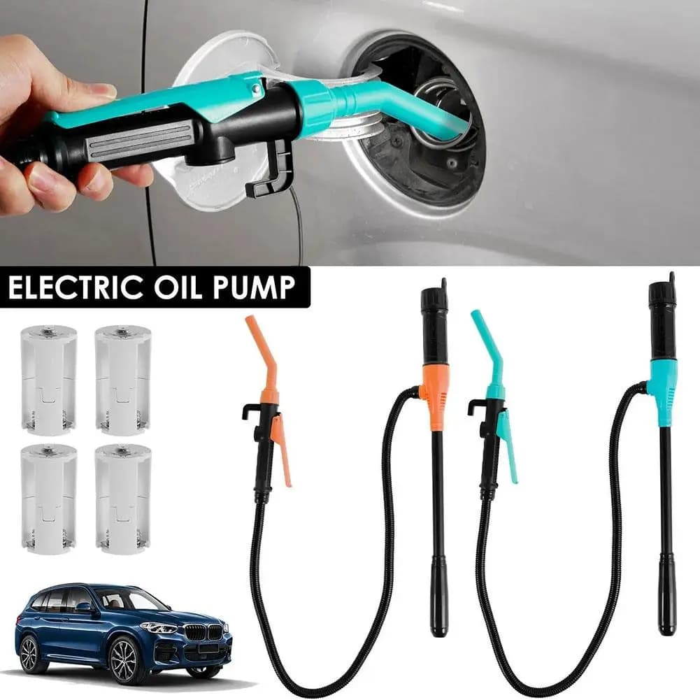 Pompe de transfert de carburant portable avec buse de contrôle de débit, pompe de transfert de liquide, batterie 62, 2.4 gallons par minute