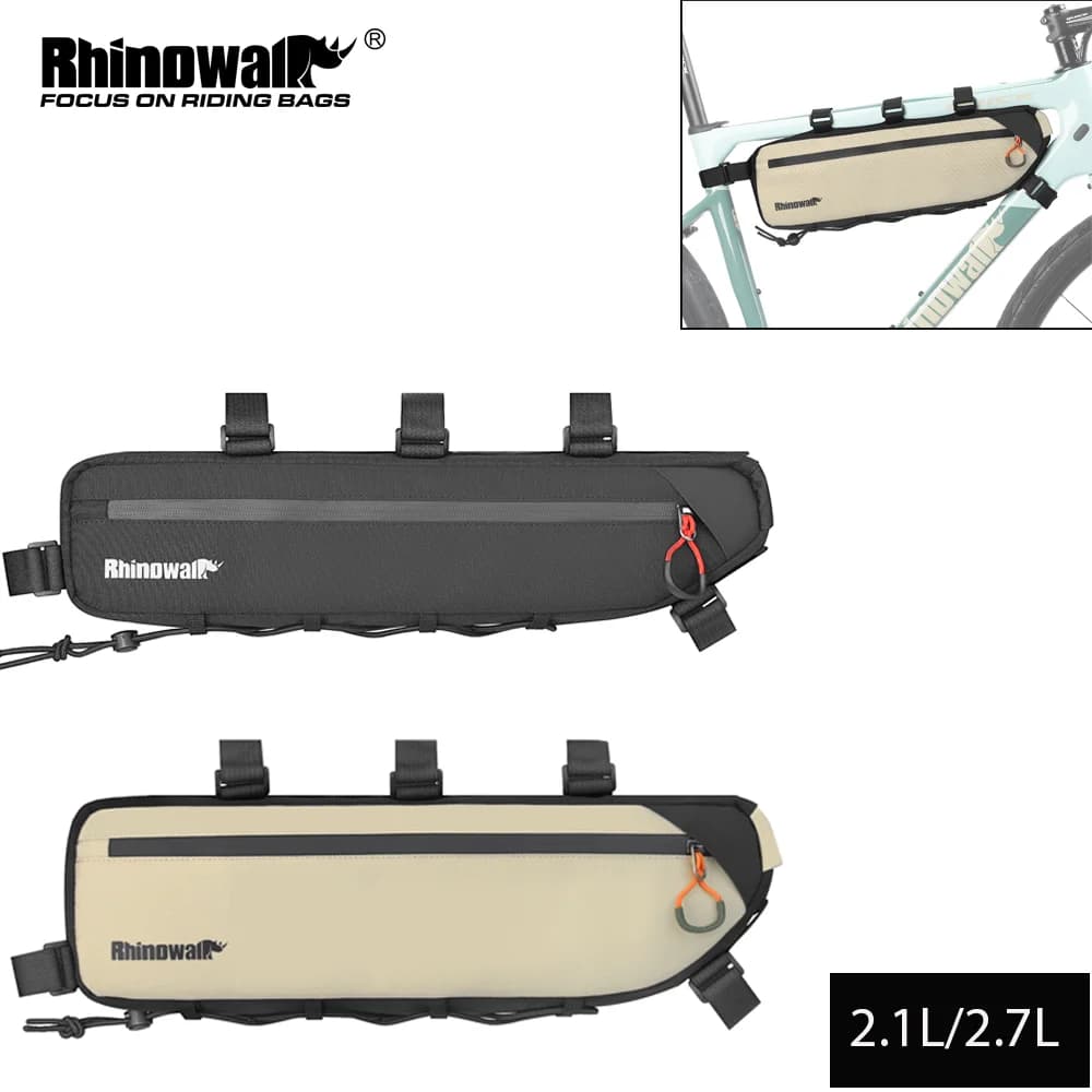 Bal inowalk-Sac de rangement triangulaire sous tube pour cadre de vélo, sacoche résistante D343 pour VTT et vélo de route en gravier, vente d'une