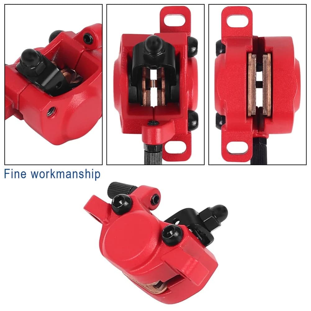 Ensemble de frein à disque pour trottinette électrique Ninebot MAX G3 avec double patin de frein et cadre robuste en alliage d'aluminium pour des