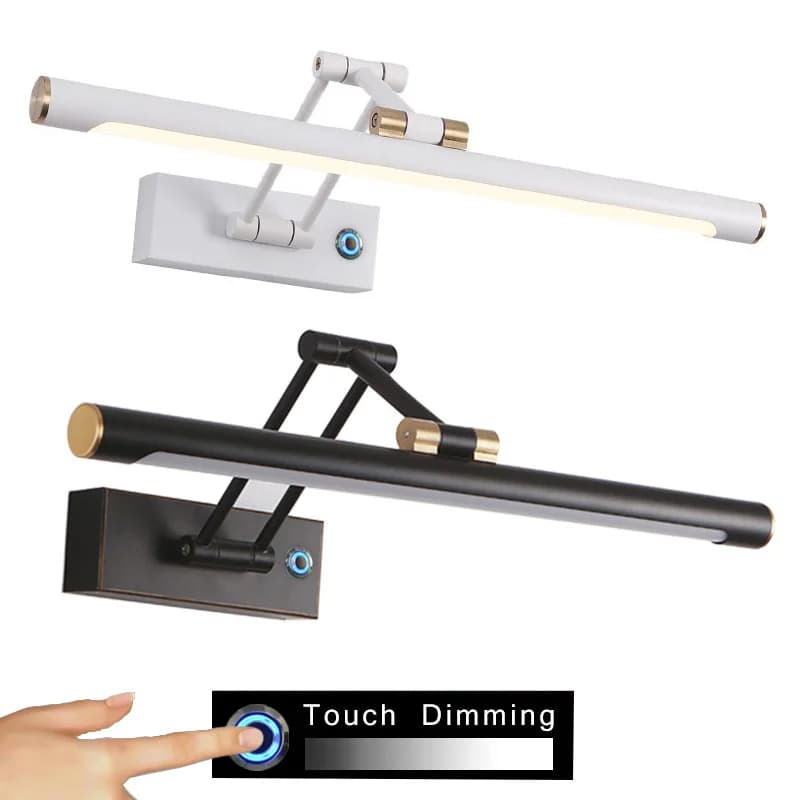 Miroir lumière mur LED lampe moderne salle de bain applique murale 43 cm 58 cm AC85 - 265 V éclairage intérieur chambre appliques murales