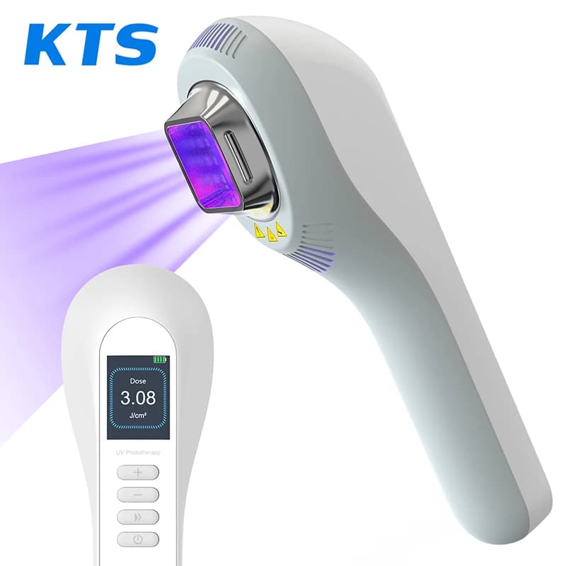 KTS lampe Vitiligo pour usage domestique 308nm lampe UVB pour Vitiligo photothérapie luminothérapie pour taches de Psoriasis eczéma maladie de la