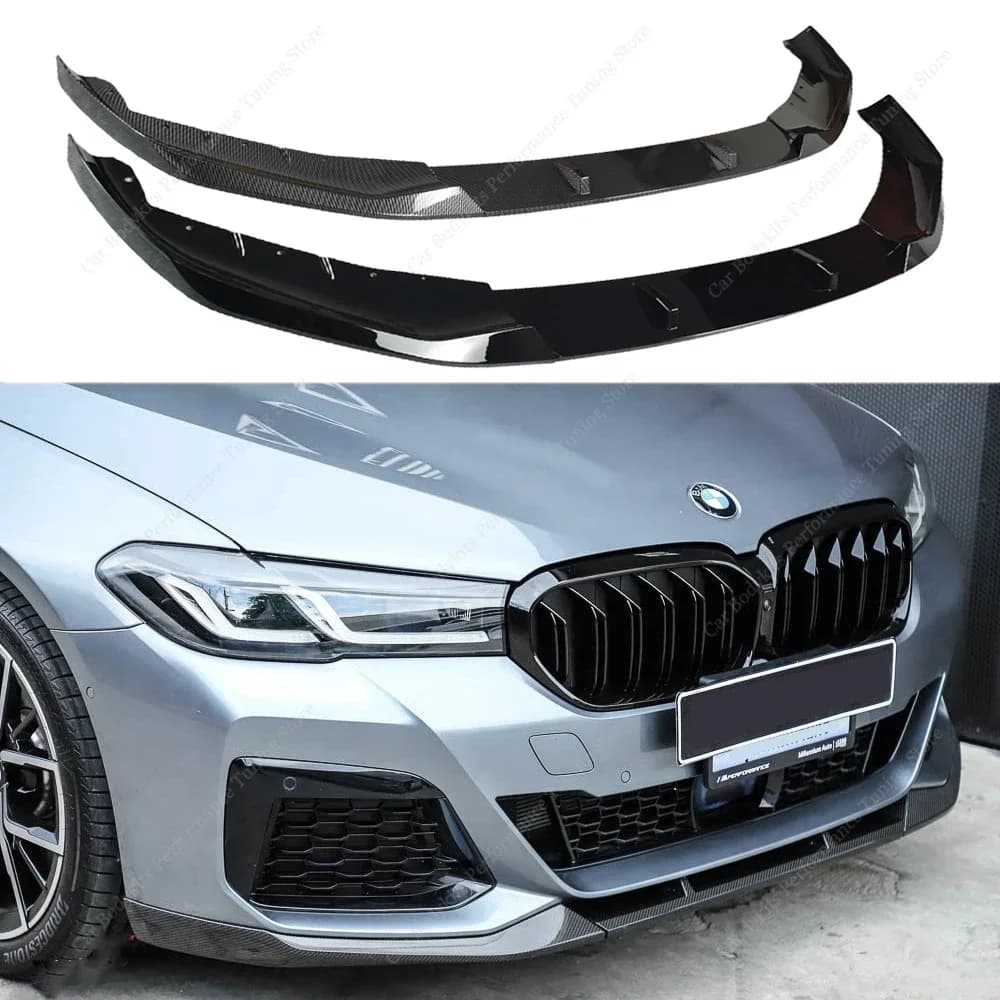 Pour Bmw G30 G31 Lci M Performance Style pare-chocs avant lèvre Spoiler séparateur diffuseur 5 série 520i 520d 530i 530d M550i 2021-2023