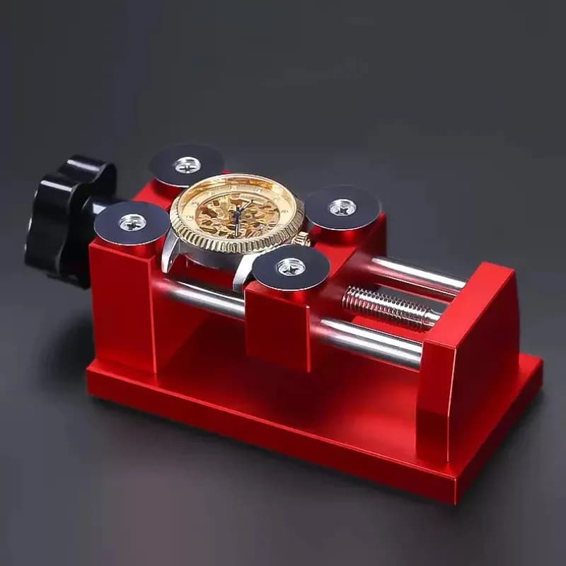 Dissolvant de lunette de montre, ouvre-lunette à 4 lames rondes, outil d'horloger pour la réparation et l'entretien, outil de retrait de déflecteur