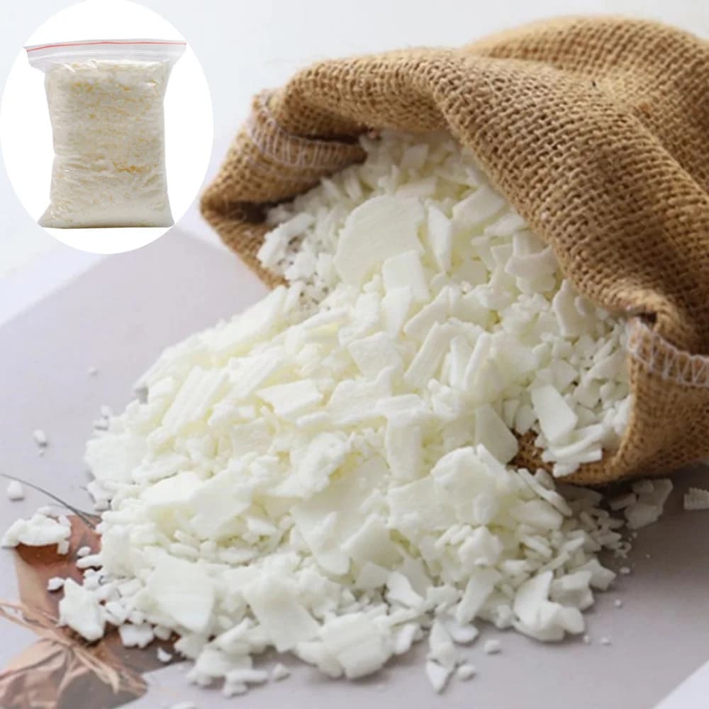 Tranche de cire de soja naturelle, 1KG, cire de bougie, aromathérapie, matières premières de bougie 100% sans additif, fournitures de fabrication