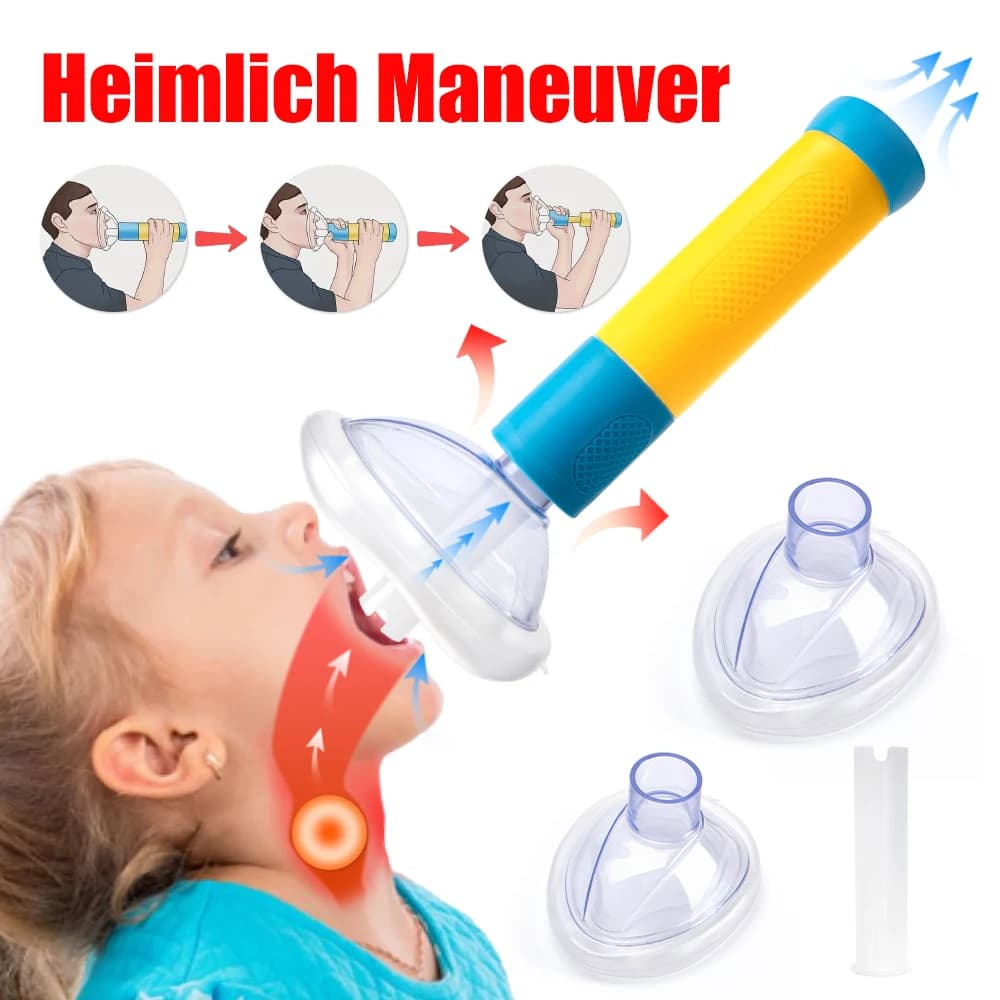 Kit de dispositif d'étouffement de premiers secours, équipement d'urgence Anti-asphyxie, dispositif de sauvetage respiratoire domestique en plein
