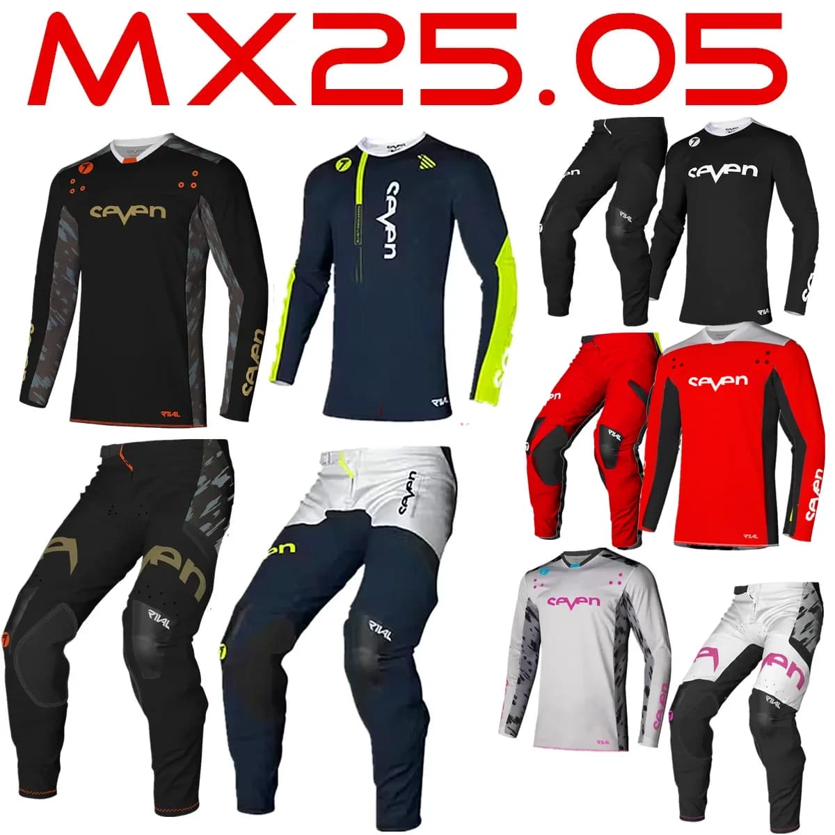 Ensemble d'équipement de Motocross fh, Kit de Motocross tout-terrain, maillot et pantalon Mx, Kit de vélo hors route, combinaison de moto, 2026