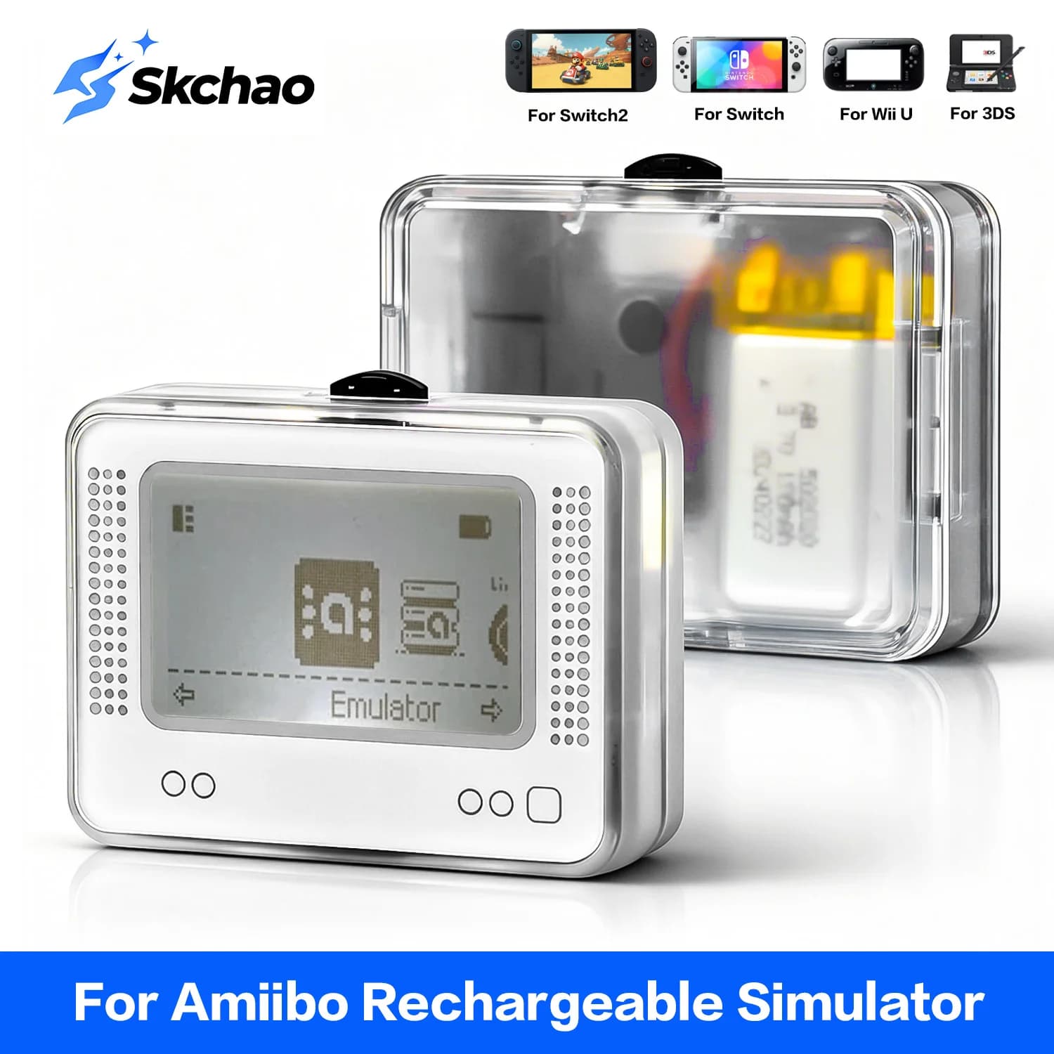 Nouveau simulateur de jeu NFC, carte à balayage infinie intelligente pour émulateur Amiibo, universel pour Switch 3DS Wii U, accessoires