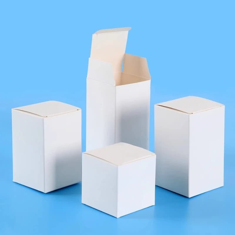 Boîtes de rangement carrées pour bouteilles d'huile essentielle, carte en papier, rouge à lèvres, parfum, 3x3, 5x5, 6x6, 8x8, 9x9, 10x10cm,
