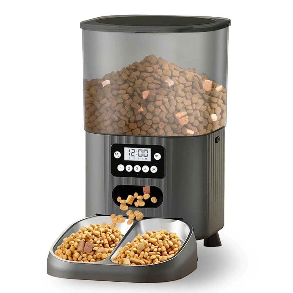 Distributeur de nourriture intelligent pour chats et chiens de 4,5 L, nouvelle conception, dispositif d'alimentation automatique pour animaux de