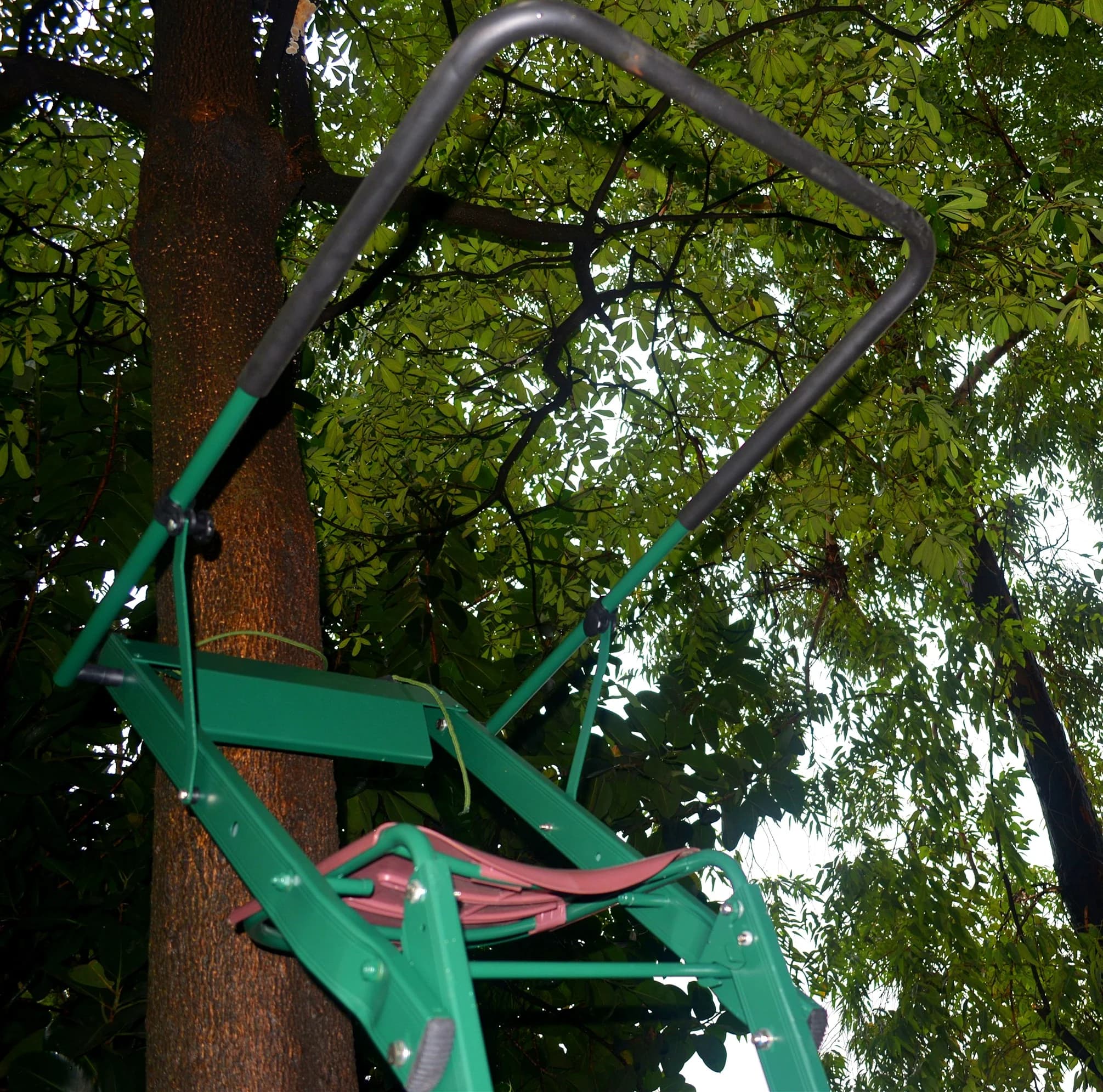 Chaise de chasse support d'arbre de chasse échelle de chasse Portable supports d'arbre pliants en aluminium extérieur cerf siège haut chaise