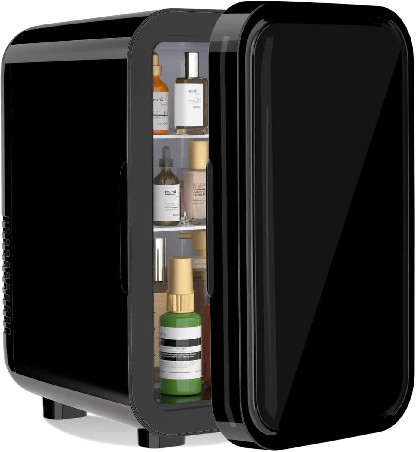 Mini-réfrigérateur, 6 litres/8 canettes, 220-240 V AC/DC, réfrigérateur thermoélectrique portable pour chambre à coucher