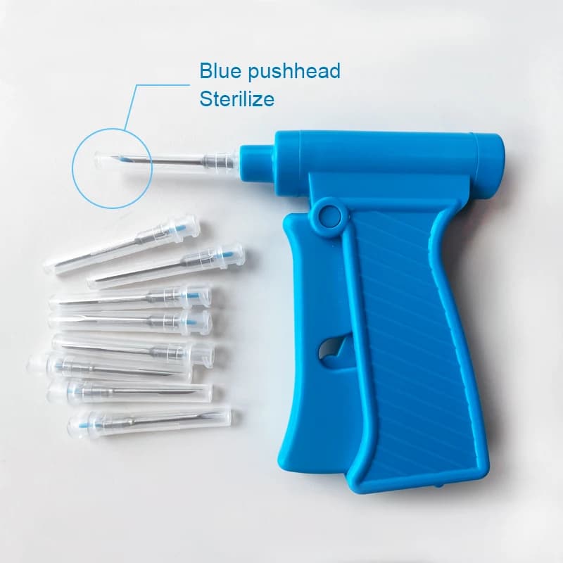 1.4*8mm/2.12*12mm puce aiguille Implant verre étiquette Rfid chien réutilisable aiguille injecteur ID Micropuce Animal seringue pour vétérinaire