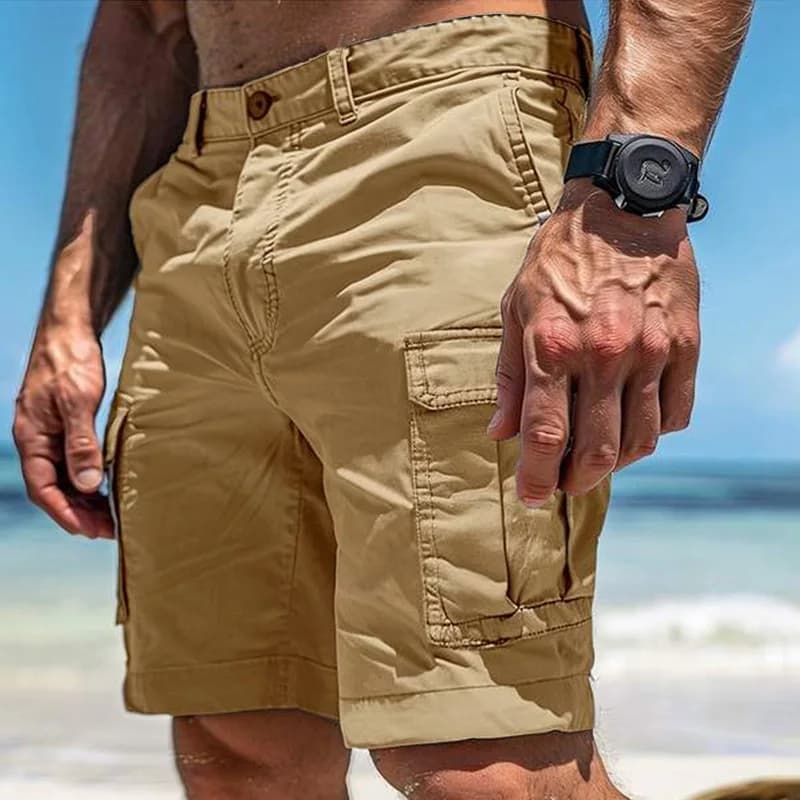 Shorts cargo multi-poches Euro pour hommes, nouveaux shorts décontractés d'été pour la plage, shorts de basketball, pantalons courts, pantalons de