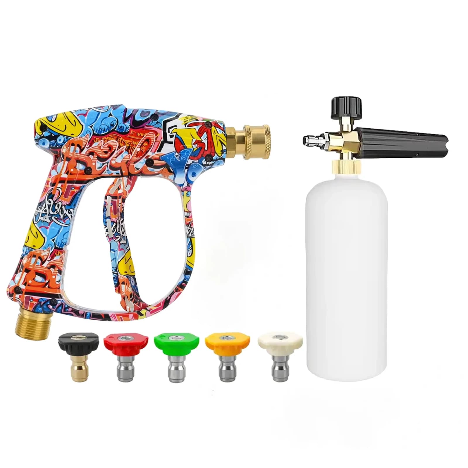 Pistolet de nettoyeur haute pression Graffiti 2175PSI Direct du fabricant-canon à mousse réglable pour le nettoyage professionnel de voitures et de